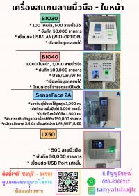 เครื่องสแกนลายนิ้วมือชลบุรี เครื่องบันทึกเวลาชลบุรี 080-6366313 สแกนนิ้วชลบุรี